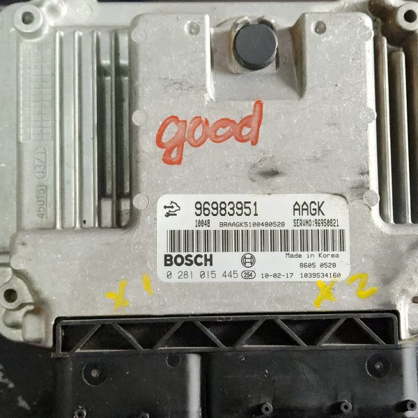 Used Genuine OEM Holden Cruze JG 2010 Diesel 2.0L Engine ECU | Bosch 0281015445 / service 96950821 (P/N): 96983951