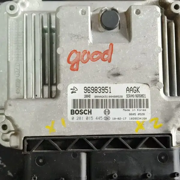 Used Genuine OEM Holden Cruze JG 2010 Diesel 2.0L Engine ECU | Bosch 0281015445 / service 96950821 (P/N): 96983951